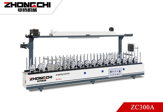 কেনা ZC300A কাঠের প্রোফাইল আবরণ মেশিন 5.5Kw প্রোফাইল আবরণ লাইন অনলাইনে উৎপাদন